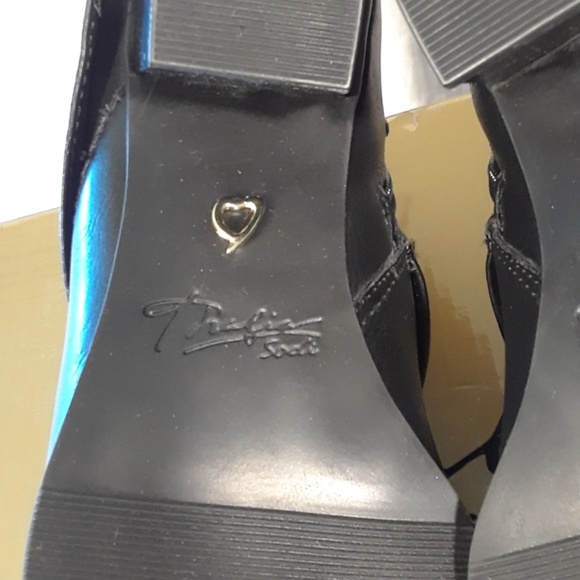 Thalia Sodi Tallie Booties 5 M Black NWT Boots new - Picture 7 of 8